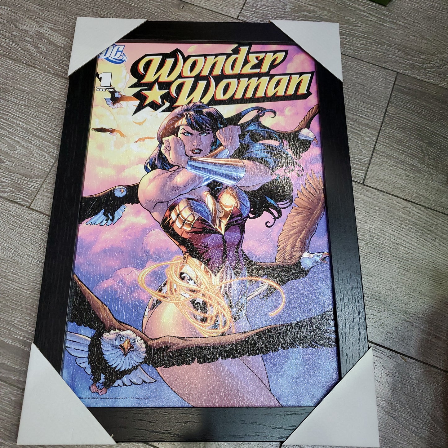 Wonder Woman, Picture Framed Graphic Art. - Nile Palace Treasures wonder-woman,
