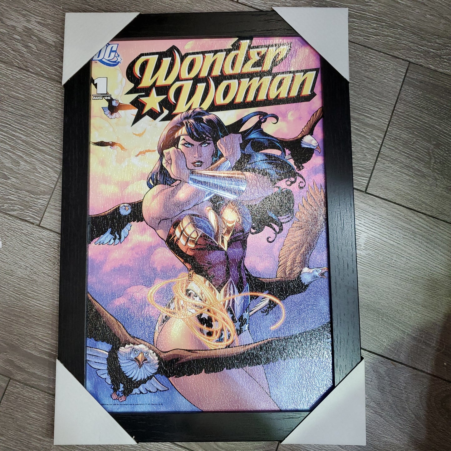 Wonder Woman, Picture Framed Graphic Art. - Nile Palace Treasures wonder-woman,