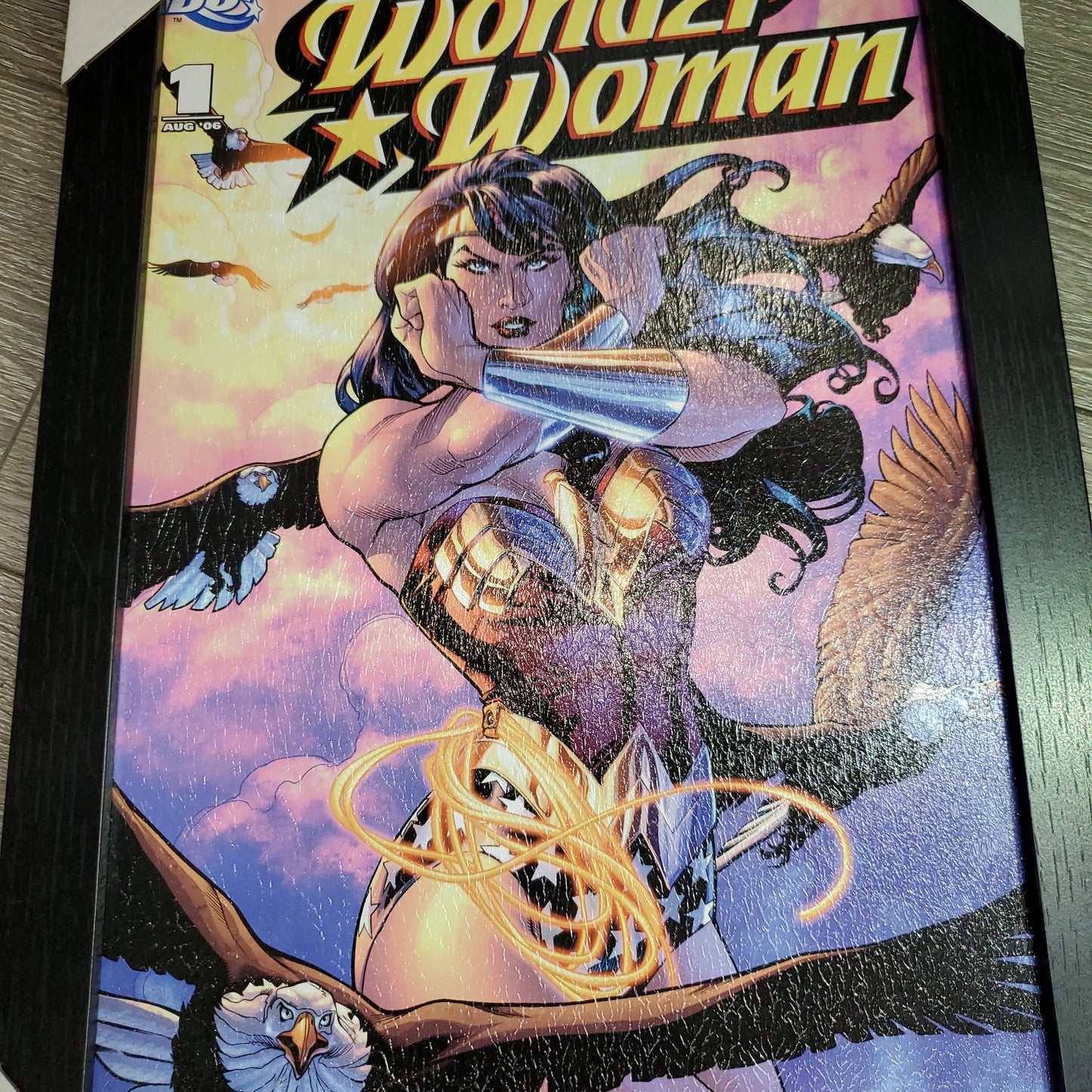 Wonder Woman, Picture Framed Graphic Art. - Nile Palace Treasures wonder-woman,
