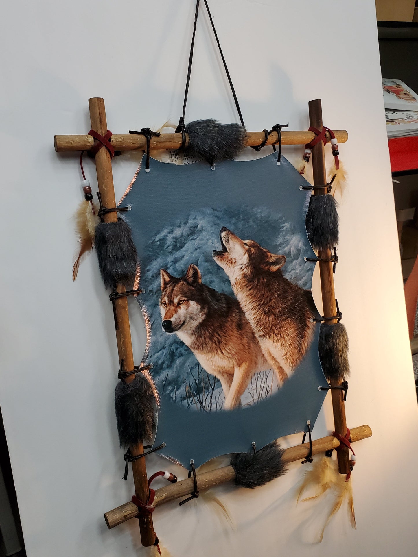 Dream catcher howling wolves - Nile Palace Treasures dream-catcher-howling-wolves,