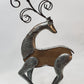 Wood and Metal Reindeer Stand - Nile Palace Treasures wood-and-metal-reindeer-stand, 