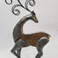 Wood and Metal Reindeer Stand - Nile Palace Treasures wood-and-metal-reindeer-stand, 