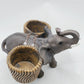 Safari Elephant Salt and Pepper Shaker - Nile Palace Treasures safari-elephant-salt-and-pepper-shaker, 